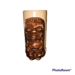 Daga Hawaii Tiki Mug Al Harrington South Pacific Man Waikiki Tan Brown